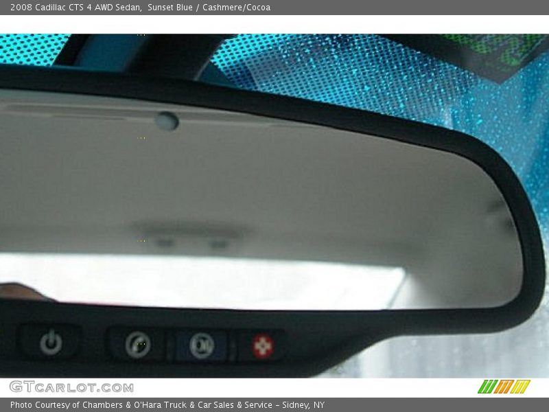 Sunset Blue / Cashmere/Cocoa 2008 Cadillac CTS 4 AWD Sedan