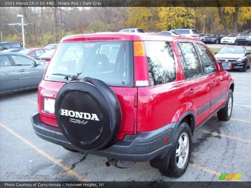 Milano Red / Dark Gray 2001 Honda CR-V EX 4WD