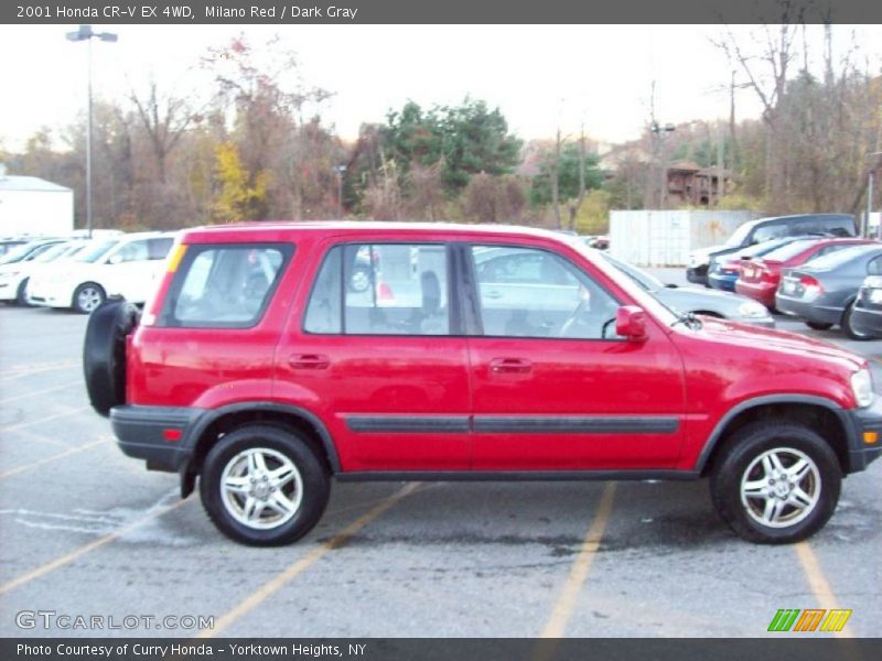 Milano Red / Dark Gray 2001 Honda CR-V EX 4WD