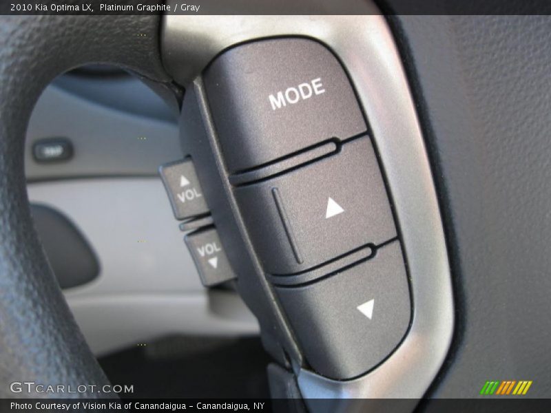 Controls of 2010 Optima LX