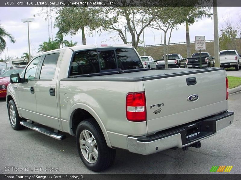 Smokestone Metallic / Tan 2006 Ford F150 Lariat SuperCrew
