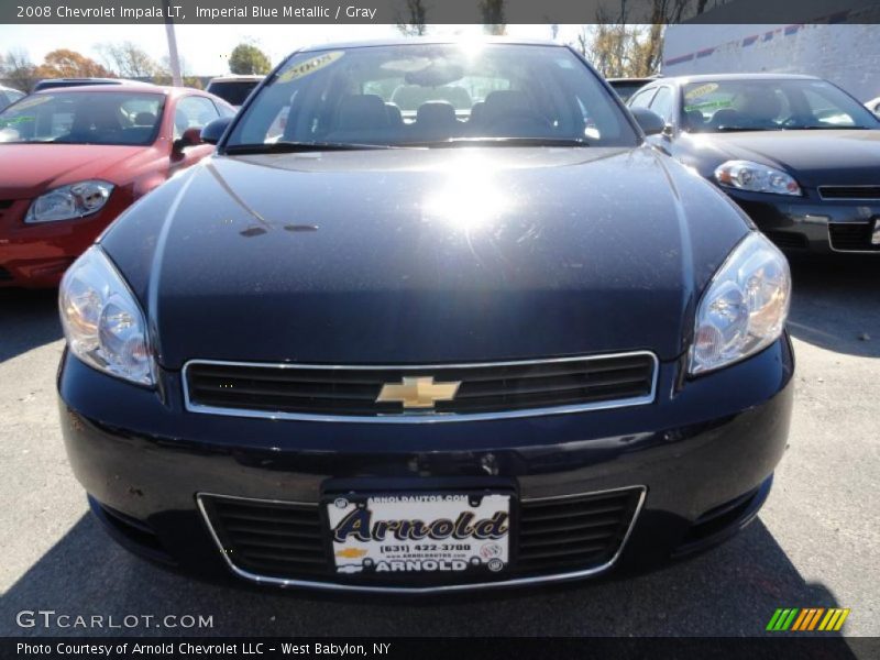 Imperial Blue Metallic / Gray 2008 Chevrolet Impala LT