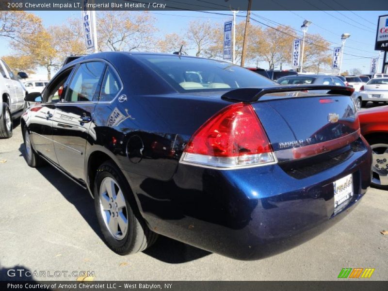 Imperial Blue Metallic / Gray 2008 Chevrolet Impala LT