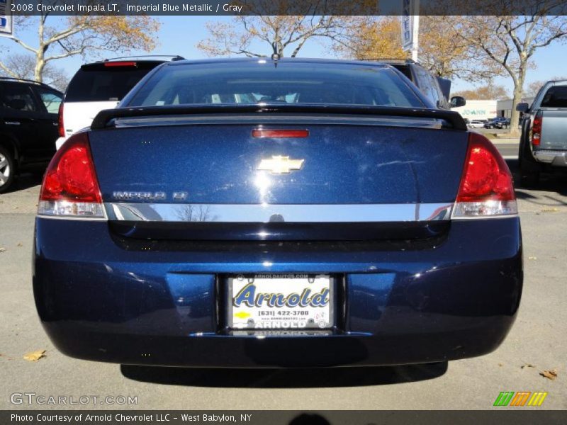 Imperial Blue Metallic / Gray 2008 Chevrolet Impala LT