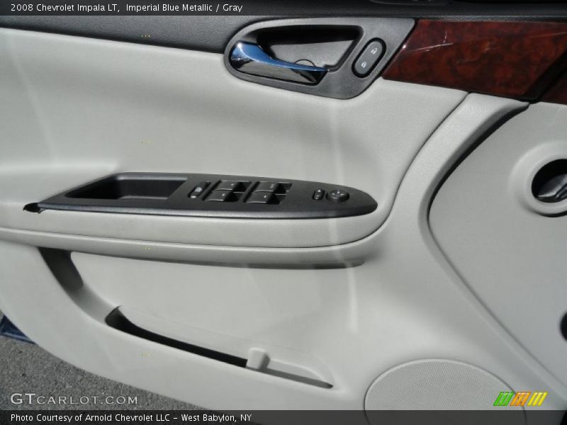 Imperial Blue Metallic / Gray 2008 Chevrolet Impala LT