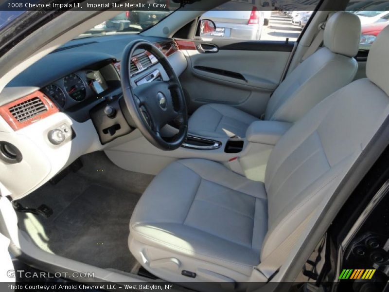 Imperial Blue Metallic / Gray 2008 Chevrolet Impala LT