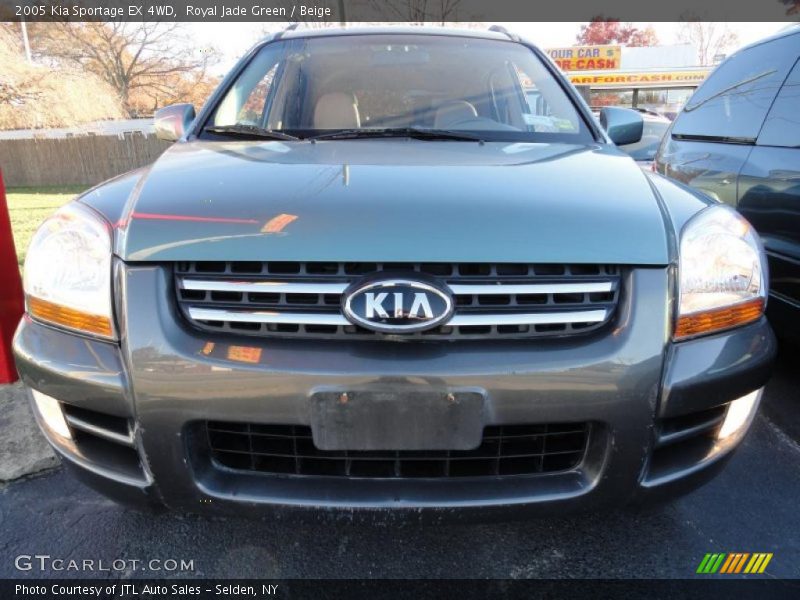 Royal Jade Green / Beige 2005 Kia Sportage EX 4WD