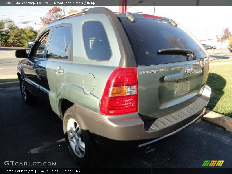 Royal Jade Green / Beige 2005 Kia Sportage EX 4WD