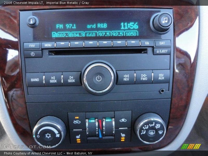 Imperial Blue Metallic / Gray 2008 Chevrolet Impala LT