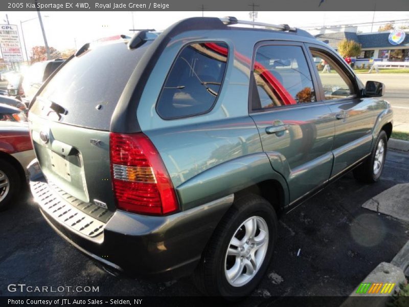 Royal Jade Green / Beige 2005 Kia Sportage EX 4WD