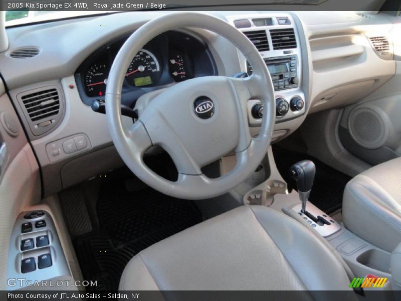Royal Jade Green / Beige 2005 Kia Sportage EX 4WD