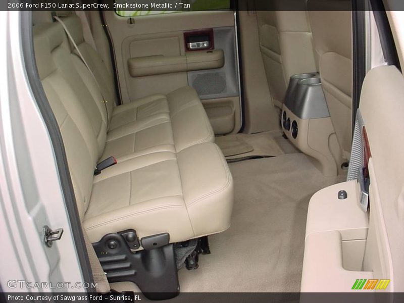 Smokestone Metallic / Tan 2006 Ford F150 Lariat SuperCrew