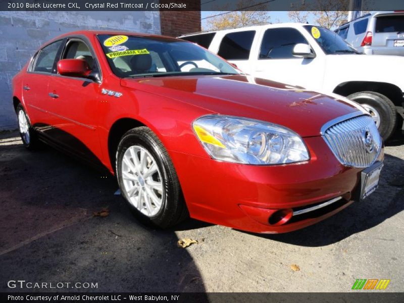 Crystal Red Tintcoat / Cocoa/Shale 2010 Buick Lucerne CXL