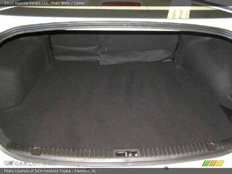 Pearl White / Camel 2010 Hyundai Sonata GLS