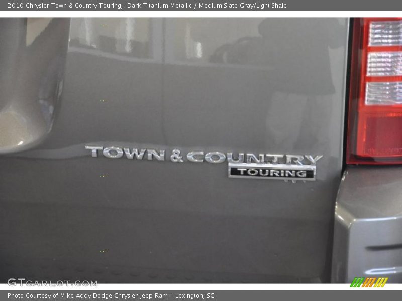 Dark Titanium Metallic / Medium Slate Gray/Light Shale 2010 Chrysler Town & Country Touring