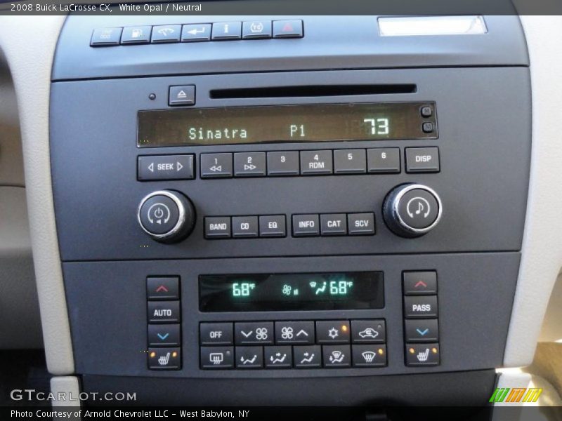 Controls of 2008 LaCrosse CX