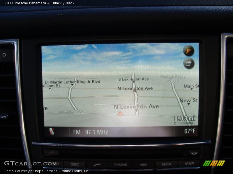 Navigation of 2011 Panamera 4
