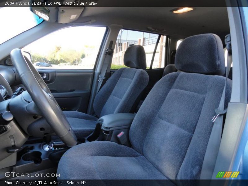  2004 Santa Fe LX 4WD Gray Interior