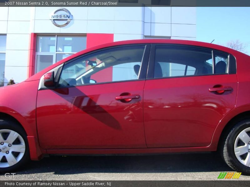 Sonoma Sunset Red / Charcoal/Steel 2007 Nissan Sentra 2.0