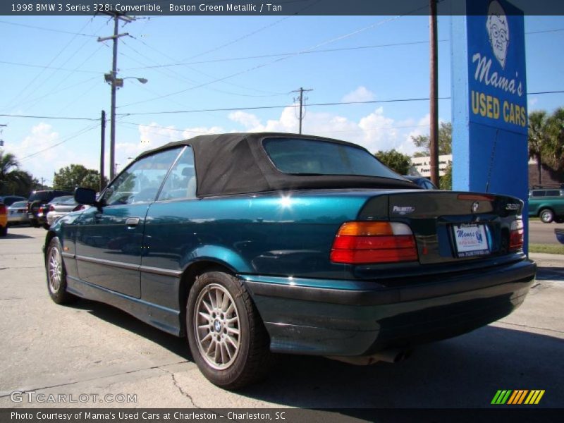 Boston Green Metallic / Tan 1998 BMW 3 Series 328i Convertible
