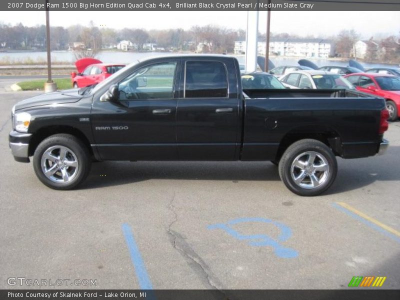  2007 Ram 1500 Big Horn Edition Quad Cab 4x4 Brilliant Black Crystal Pearl