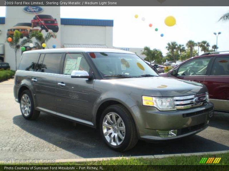 Sterling Grey Metallic / Medium Light Stone 2009 Ford Flex Limited