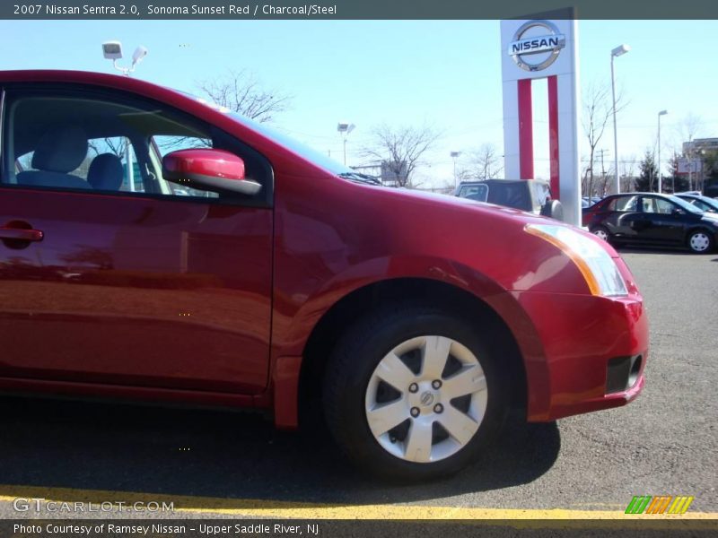 Sonoma Sunset Red / Charcoal/Steel 2007 Nissan Sentra 2.0