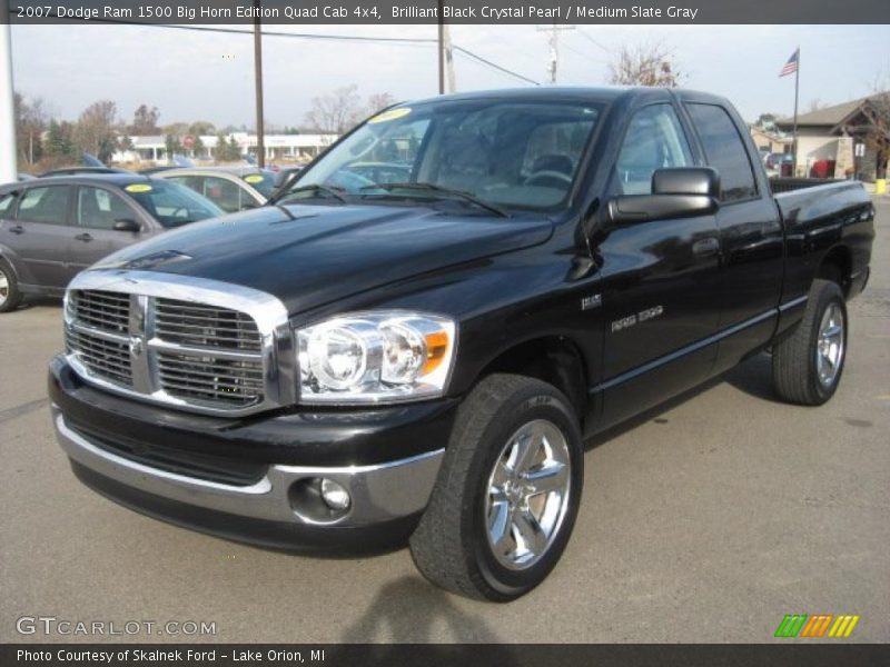  2007 Ram 1500 Big Horn Edition Quad Cab 4x4 Brilliant Black Crystal Pearl