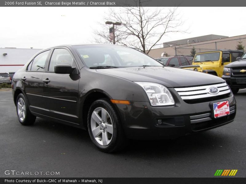 Charcoal Beige Metallic / Charcoal Black 2006 Ford Fusion SE