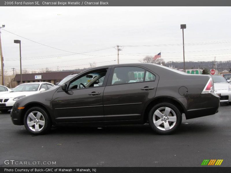 Charcoal Beige Metallic / Charcoal Black 2006 Ford Fusion SE