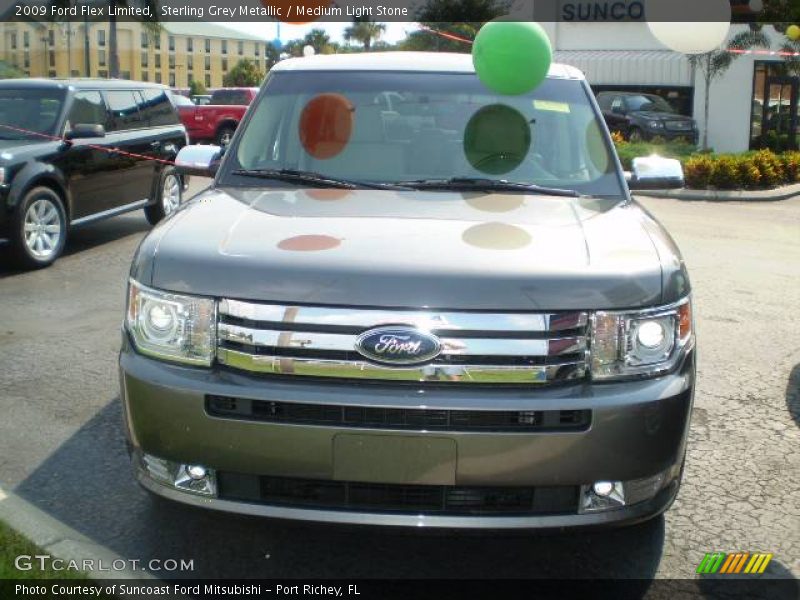 Sterling Grey Metallic / Medium Light Stone 2009 Ford Flex Limited
