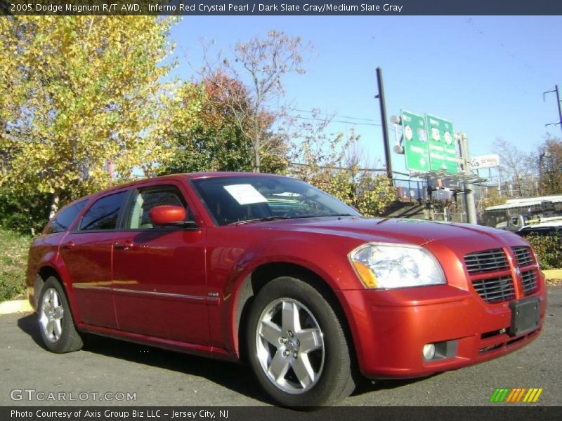 Inferno Red Crystal Pearl / Dark Slate Gray/Medium Slate Gray 2005 Dodge Magnum R/T AWD