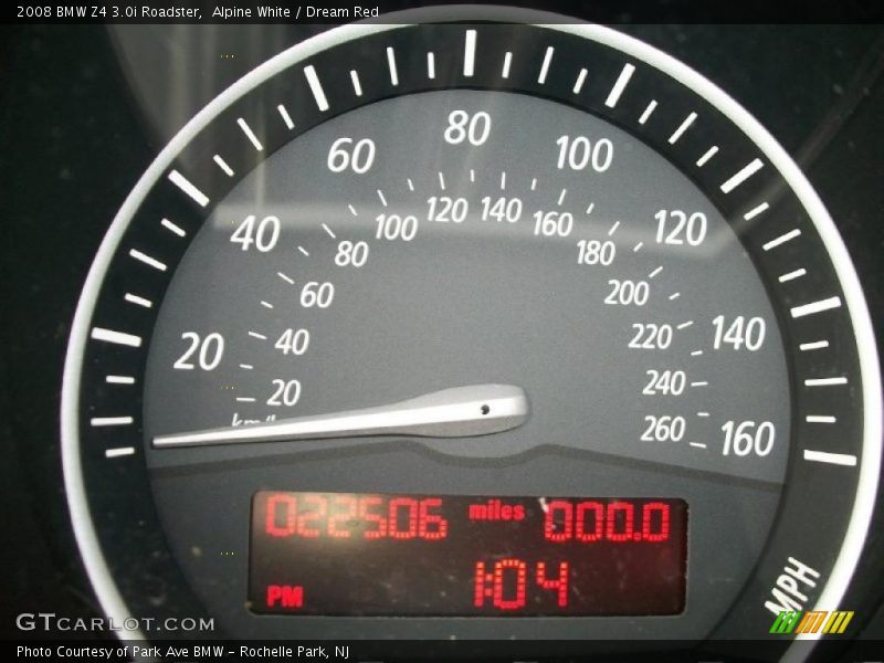 Alpine White / Dream Red 2008 BMW Z4 3.0i Roadster