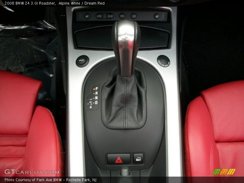 Alpine White / Dream Red 2008 BMW Z4 3.0i Roadster