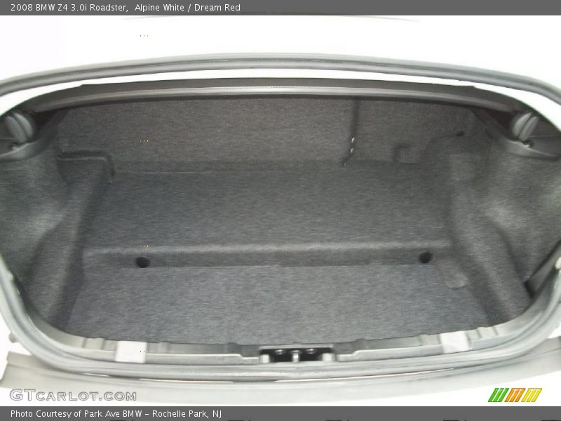 Alpine White / Dream Red 2008 BMW Z4 3.0i Roadster