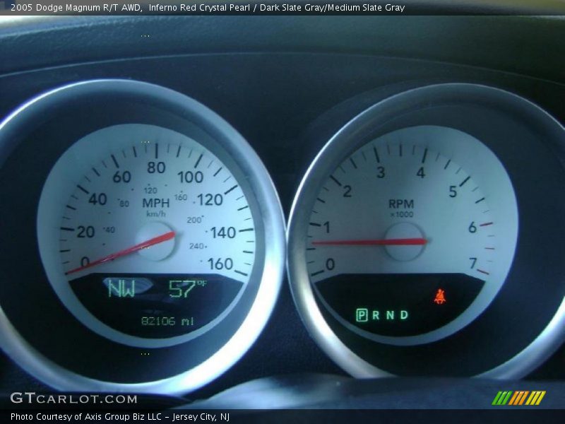 Inferno Red Crystal Pearl / Dark Slate Gray/Medium Slate Gray 2005 Dodge Magnum R/T AWD