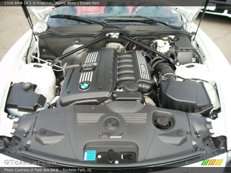 Alpine White / Dream Red 2008 BMW Z4 3.0i Roadster