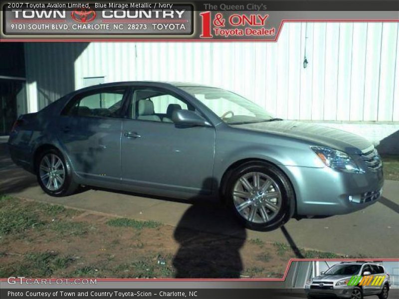 Blue Mirage Metallic / Ivory 2007 Toyota Avalon Limited