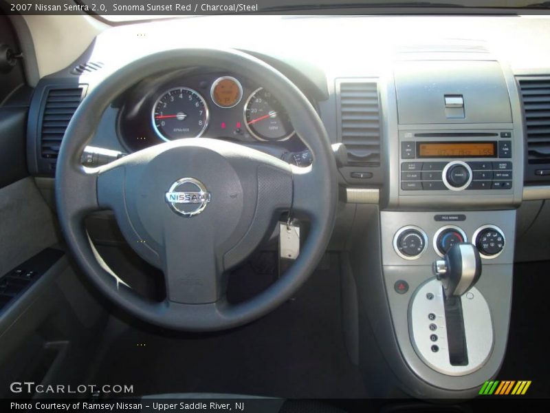 Sonoma Sunset Red / Charcoal/Steel 2007 Nissan Sentra 2.0