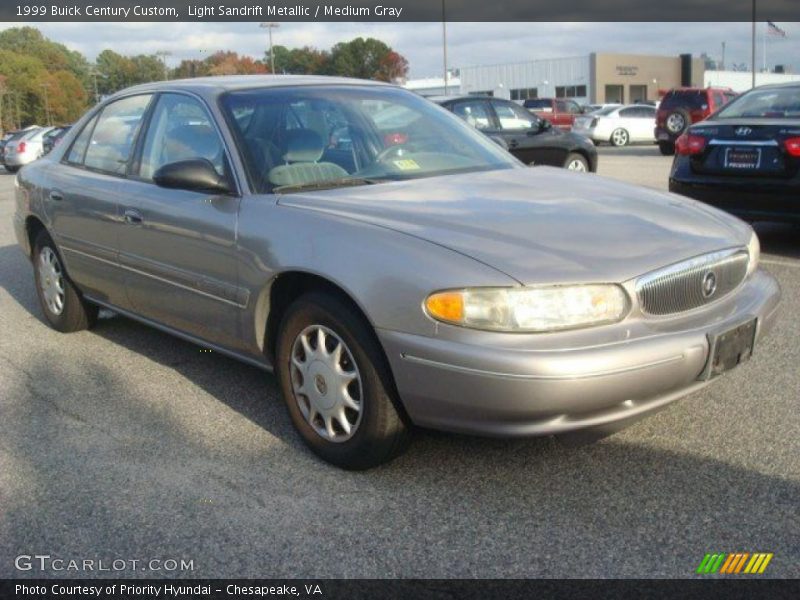 Light Sandrift Metallic / Medium Gray 1999 Buick Century Custom