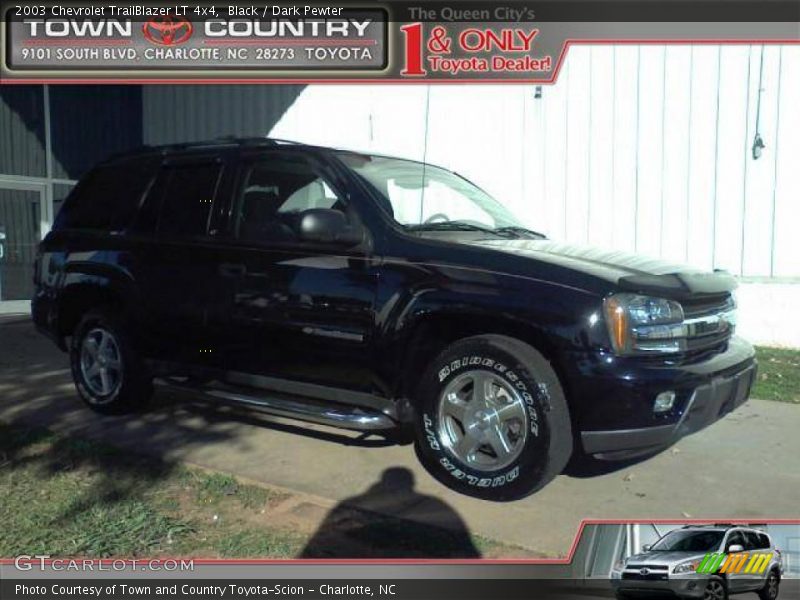Black / Dark Pewter 2003 Chevrolet TrailBlazer LT 4x4