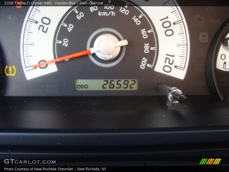 Voodoo Blue / Dark Charcoal 2008 Toyota FJ Cruiser 4WD