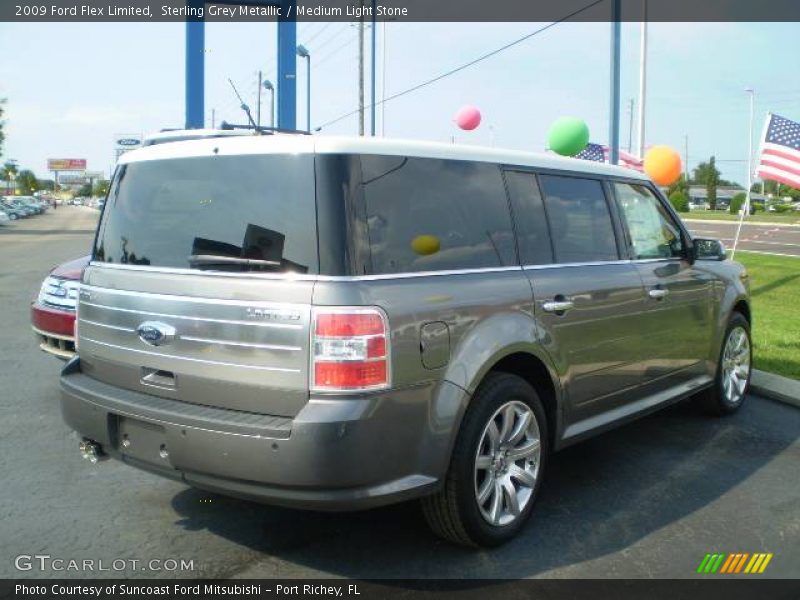 Sterling Grey Metallic / Medium Light Stone 2009 Ford Flex Limited