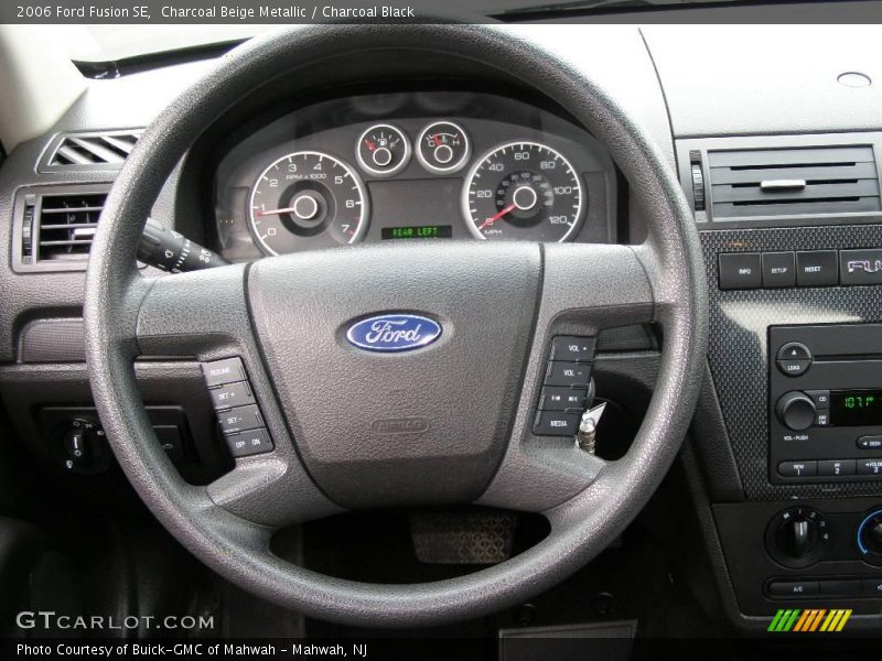 Charcoal Beige Metallic / Charcoal Black 2006 Ford Fusion SE