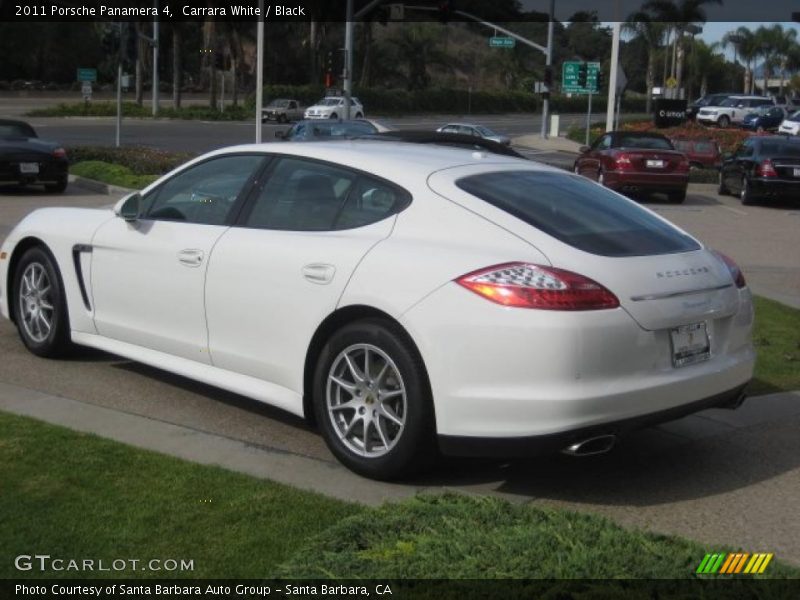 Carrara White / Black 2011 Porsche Panamera 4