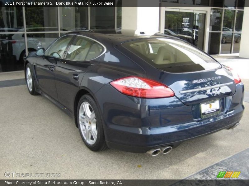 Dark Blue Metallic / Luxor Beige 2011 Porsche Panamera S