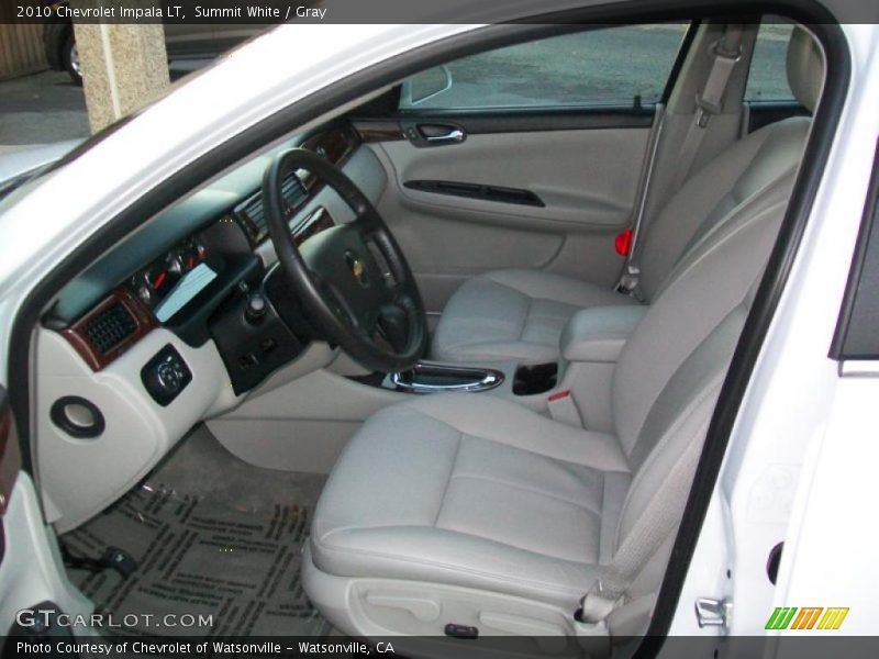 Summit White / Gray 2010 Chevrolet Impala LT