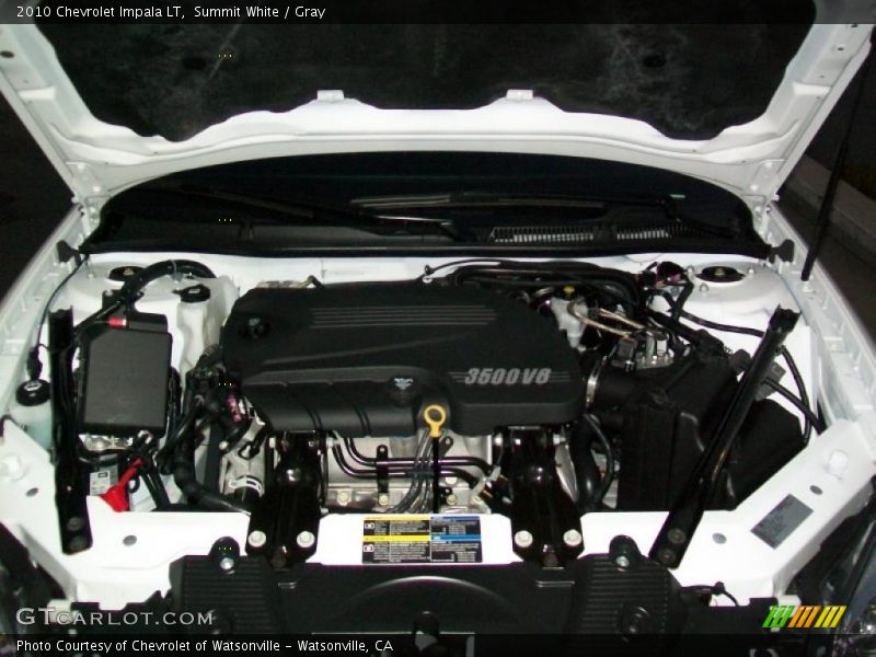 Summit White / Gray 2010 Chevrolet Impala LT