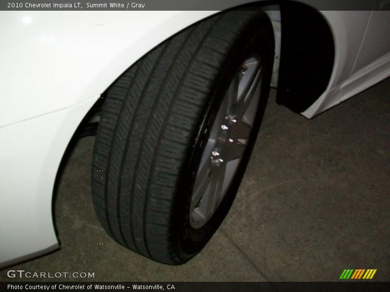 Summit White / Gray 2010 Chevrolet Impala LT