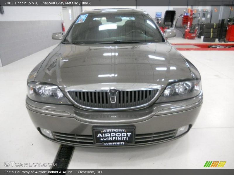 Charcoal Grey Metallic / Black 2003 Lincoln LS V8